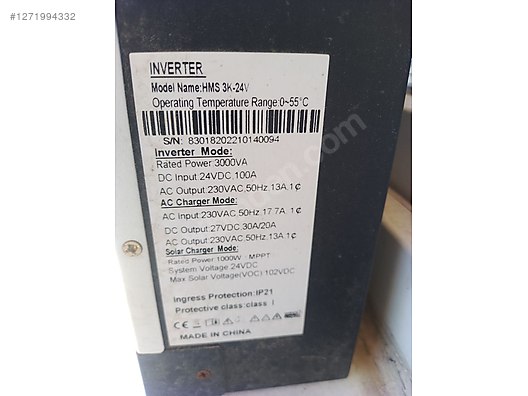 Güneş Enerjisi Sistemi - ACİL SATILIK İNVERTER