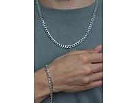 erkek parlak beyaz minimalist set