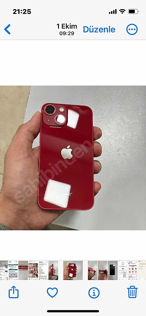 TERTEMİZ APPLE 13 MİNİ 256GB