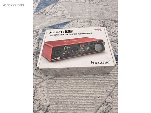 Focusrite Scarlett 2i2 Gen3! sahibinden.comda - 1337995533