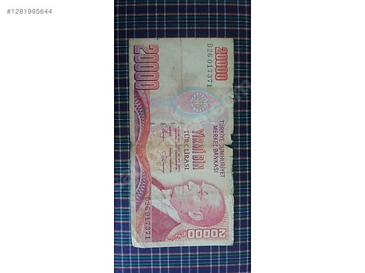 İkinci El ve Sıfır Alışveriş / Koleksiyon / Para & Madalya / Yerli / Kağıt Paralar / Cumhuriyet Dönemi