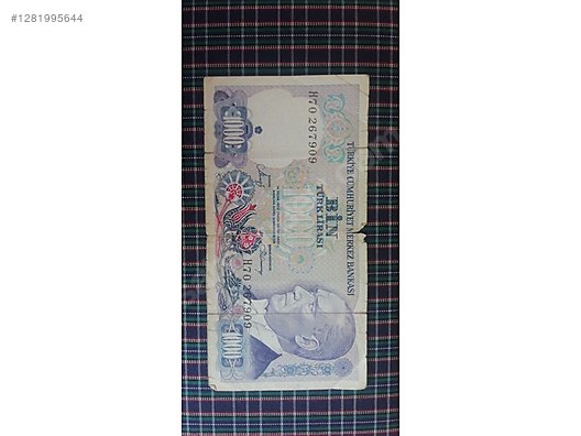 İkinci El ve Sıfır Alışveriş / Koleksiyon / Para & Madalya / Yerli / Kağıt Paralar / Cumhuriyet Dönemi