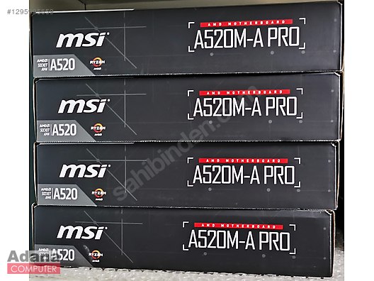 MSI A520M-A PRO + Ryzen 5 3600 + 16GB DDR4 BUNDLE SET (SIFIR) on