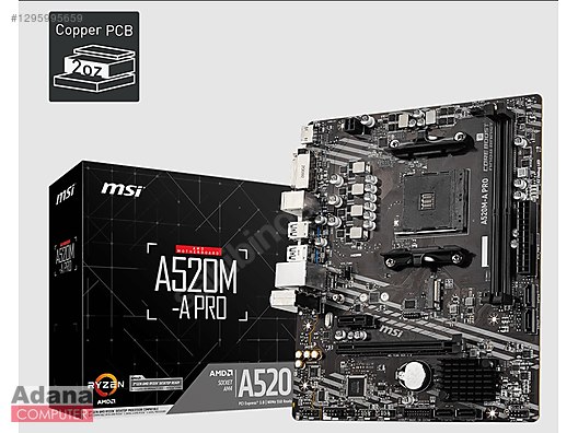 Ryzen5 3600 MSI A520M-A PRO DDR4 16GBセット MSI A520M-A PRO + Ryzen 5 3600 + 16GB DDR4 BUNDLE SET (SIFIR) on