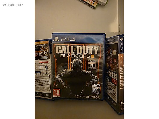Call of duty black ops 3 ps4 oyunu çiziksiz on sahibinden.com