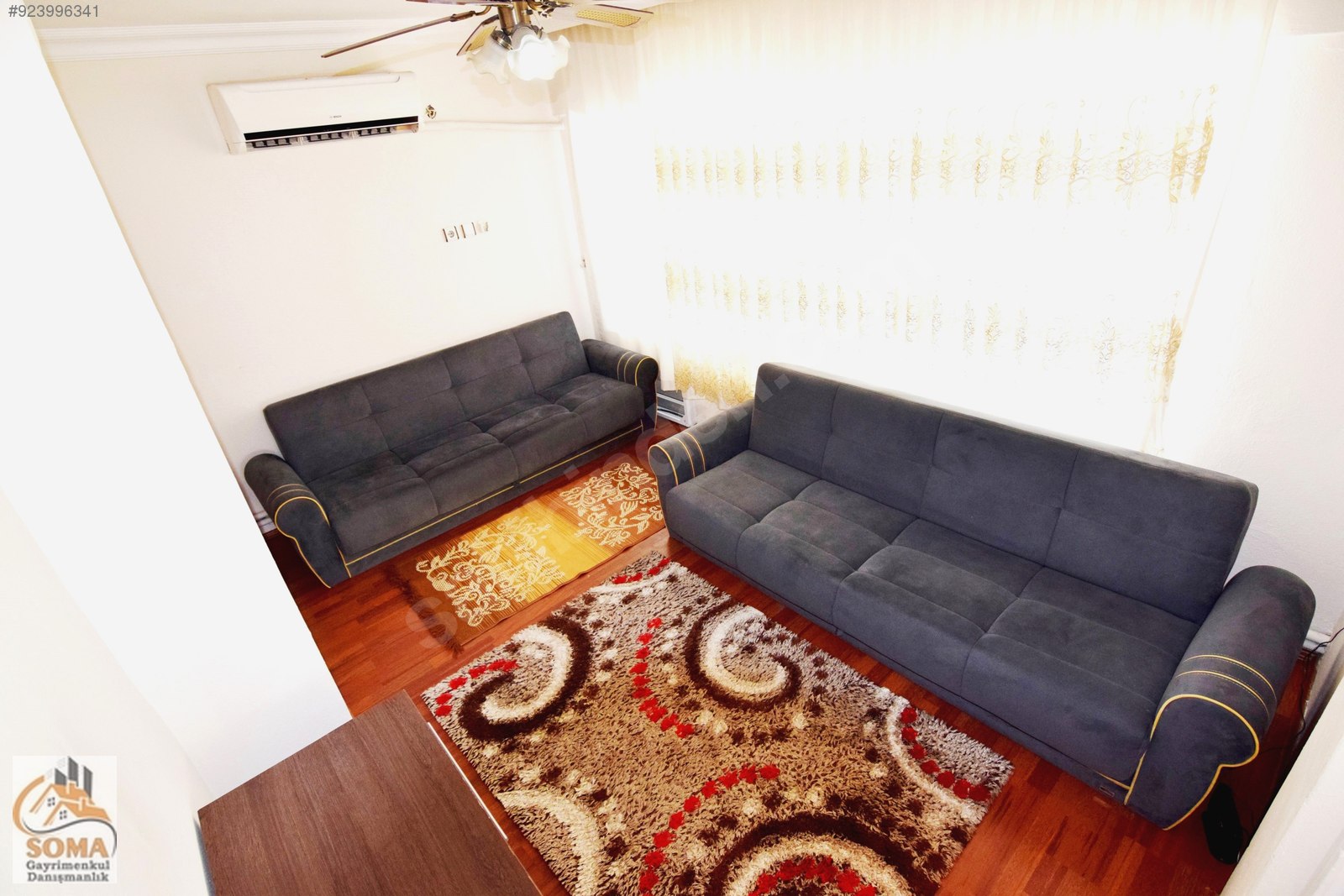 BERKAY DEMİRELDEN MERKEZ TERASLI 4+1 FULL EŞYALI KLİMALI KİRALIK