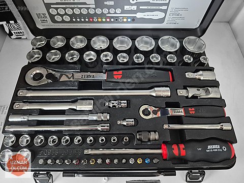 Lokma & Cırcır / YÜKSEK KALİTELİ WÜRTH ZEBRA 59 PARÇA 1/4 + 1/2