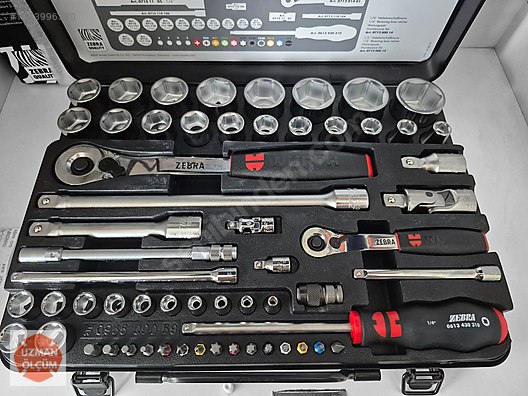 Lokma & Cırcır / YÜKSEK KALİTELİ WÜRTH ZEBRA 59 PARÇA 1/4 + 1/2