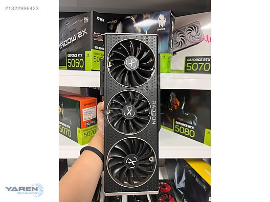 ジャンク品 RX 6800 XT 16GB XFX RX 6800 XT MERC 16 GB 256 BİT GDDR6 EKRAN KARTI (TAKASLI