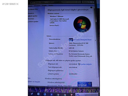 SAMSUNG BİLGİSAYAR MASAÜSTÜ HERŞEYİ MEVCUT ÇALIŞIR DURUMDA TEMİZ - Alışveriş :: Sıfır, İkinci El Ürünlerle sahibinden.com'da