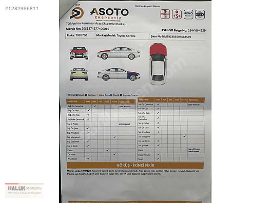 Vasıta / Otomobil / Toyota / Corolla / 1.8 Hybrid / Dream 