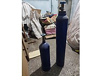 2 li takım Oksijen tüpleri #1279996903