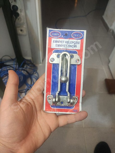 Kapı için emniyet kelepçesi - emniyet zinciri