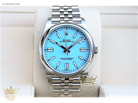 rolex oyster perpetual 41 tiffany dial