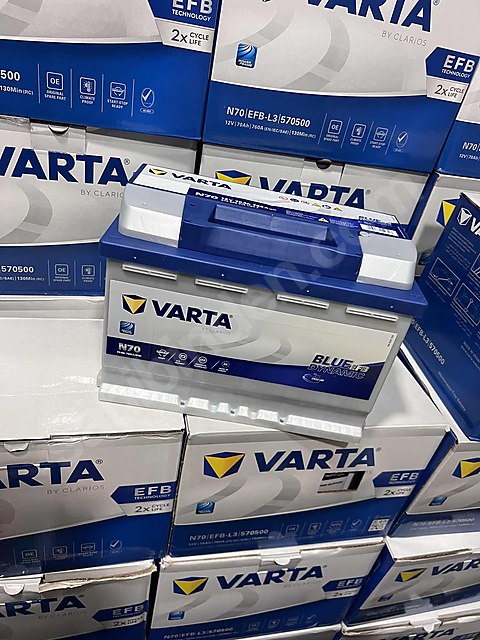 VARTA 70 EFB AKÜ 2024 ÜRETİMDİR