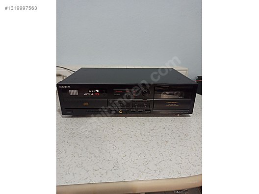 SONY CD PLAYER CASETDECK TXD-R11 İKİSİ BİR ARADA on sahibinden.com