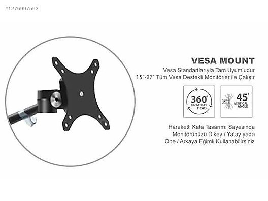 İkinci El ve Sıfır Alışveriş / Bilgisayar / Monitör / Monitör Aksesuarları