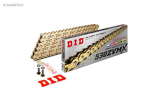 Şanzıman / KAWASAKI ZZR / ZX-14R ZİNCİR DID 530ZVM-X-118 LİNK GOLD