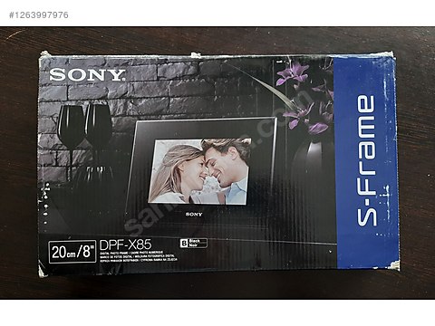 Sony digital fotoğraf çerçevesi DPF-X85 20cm/8