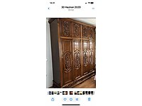 CEVİZ YATAK ODASI SAĞLAM VE KULLANIŞLI DURUMDA - 60 YILLIK