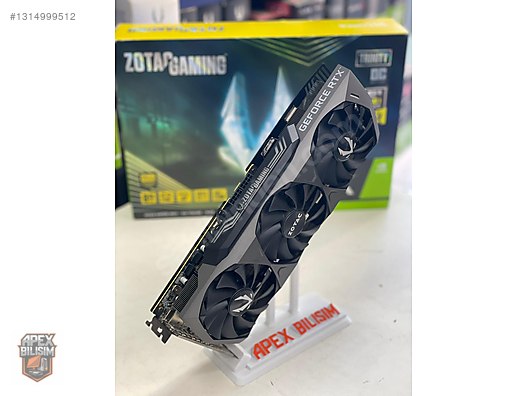 Zotac Gaming GeForce RTX 3070 Ti Trinity OC 8GB 256 BİT sahibinden