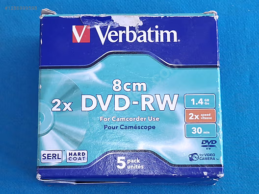 Verbatim 8cm DVD-RW 1.4GB 30Min x 5pack #1286999598