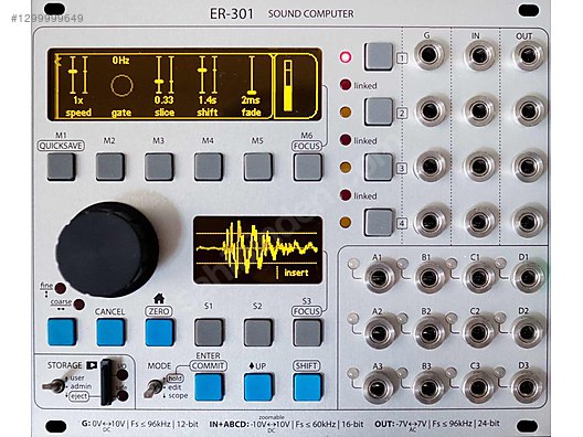 Orthogonal devices er-301 Eurorack module modül - İkinci El