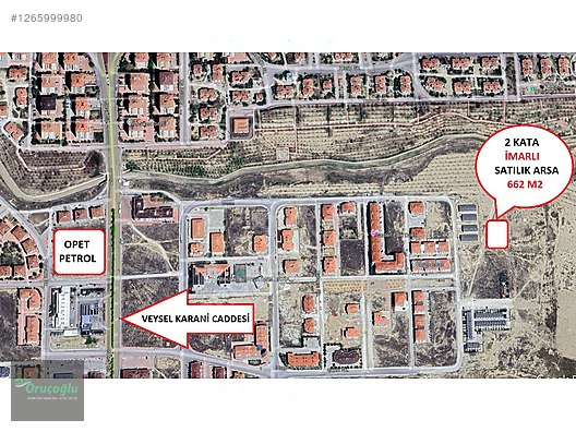 Oruçoğlu Emlak'tan Satılık 2 Kata İmarlı ARSA #1265999980